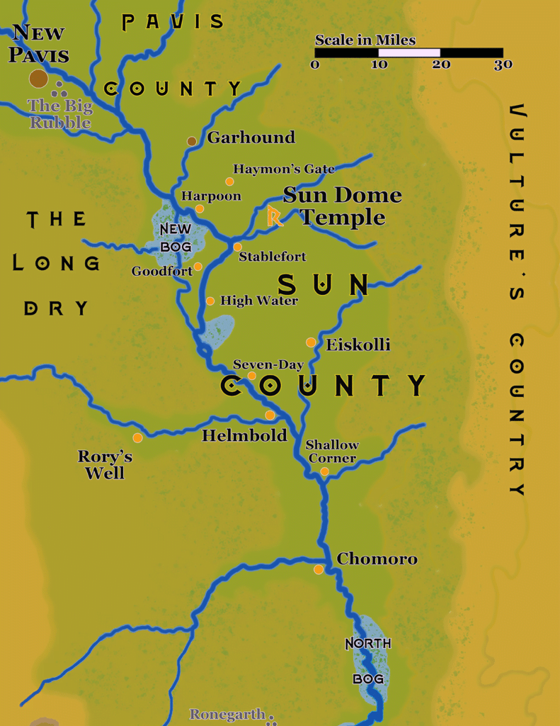 Zola Fel - River of Cradles - Sun County - The Mo Baustra Temple of Prax