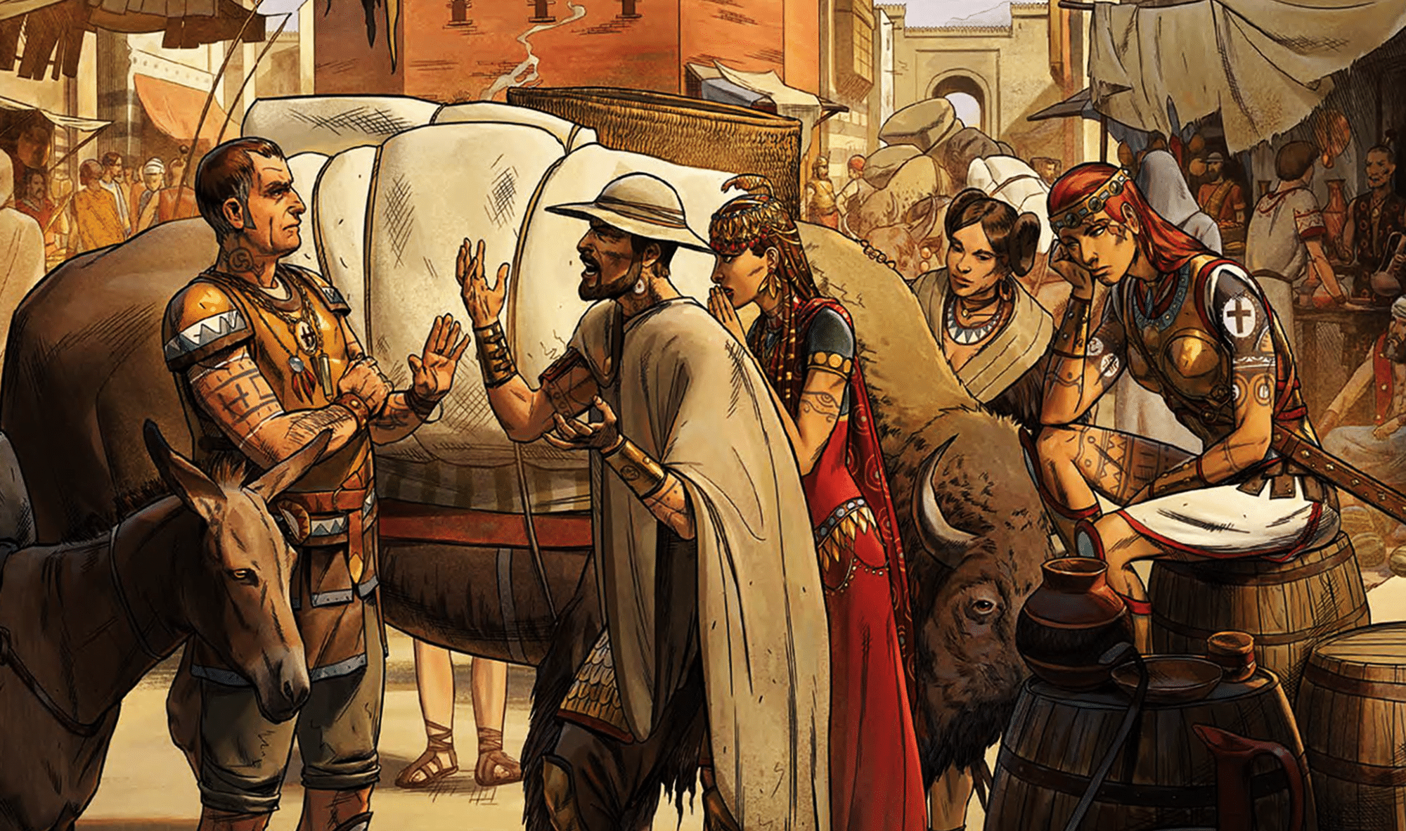 Vasana’s Saga 03 – Swenstown, Pimper’s Block, The Block – 1626 ST, Fire Season Haggling with Biturian Varosh a Trader Prince of Issaries Goldentongue in Swenstown top