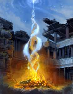 Smoking Ruins firepit