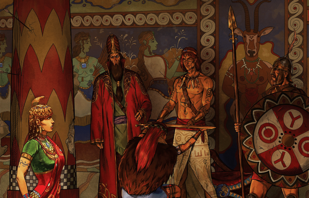 Swearing fealty to Argrath White 