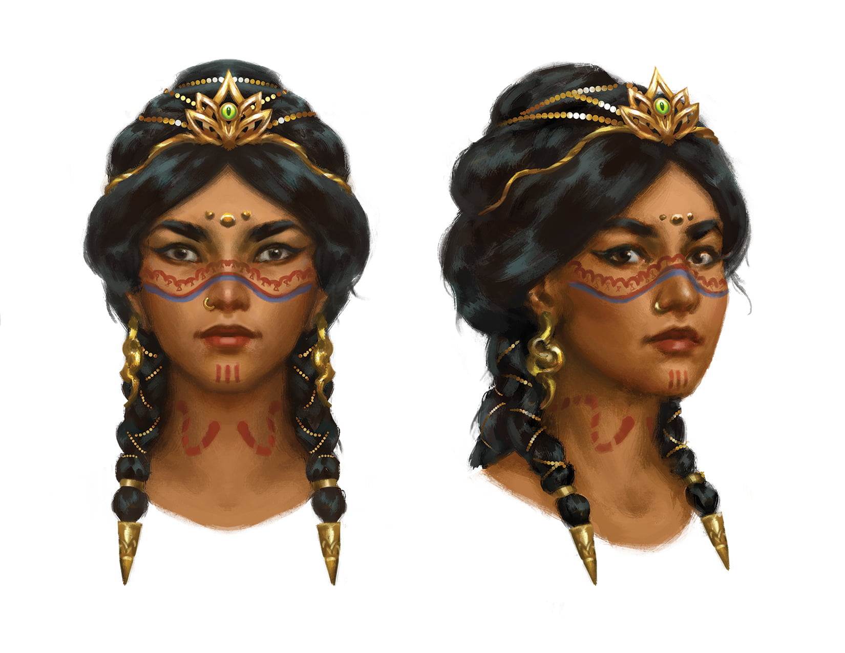 Ereneva Chan Erenava Chan is the High Priestess of the Clearwine Earth Temple. She's a good example of some of the tribal nobility in Sartar - born in 1596, her father was King Kallai (king of the Colymar tribe from 16013-1613) and her mother was high priestess of the Clearwine Earth Temple until 1613. When she was 17, her parents were exiled after Starbrow's Rebellion, and Erenava Chan fled to the Holy Country (where her sister Erannina Chan was already). Her brother Kangharl became tribal king in 1615, but Erenava remained in the Holy Country. She took lovers and several husbands in Nochet, was initiated into the deeper mysteries of the Earth Goddess in Ezel, and became an Earth Priestess in Nochet. She was an early supporter of Samastina and was in her household. She has three daughters, the eldest is by now 10 years old. Erenava Chan returned to Sartar sometime after the Battle of Pennel Ford and was chosen to be the High Priestess of the Earth Temple. She is connected by blood or marriage to many of the leading figures in her tribe. Her brother was killed in the Dragonrise, and her second cousin Leika was restored as tribal leader. Erenava is known to dislike and distrust Kallyr Starbrow, and supports her cousin Queen Leika and the Colymar tribe in general. She maintains regular contacts with Esrolia.