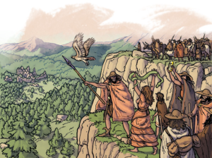 Colymar arrives in Sartar carrying the Black Spear