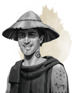 Heortarl, Initiate of Orlanth Adventurous. Male, age 16. Varmandi clan.