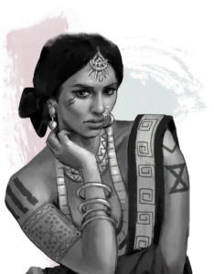 Kerisdana Hollybright Priestess of Chalana Arroy. Female, age 33. Konthasos clan