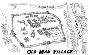 Map of Old Man Village
