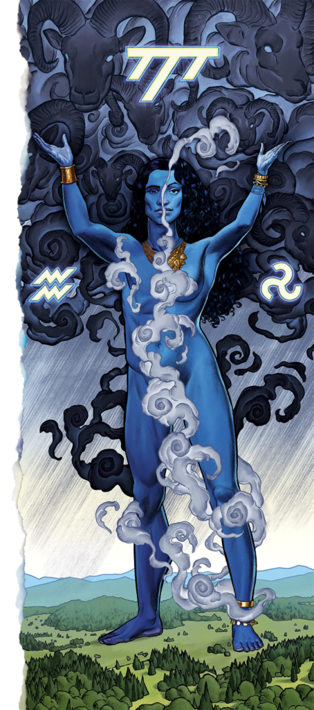 No god personifies the amorphous, ever-changing nature of water as literally as Heler, whose gender ebbs and flows like the tides