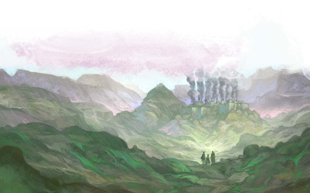 Smoking Ruins på avstånd