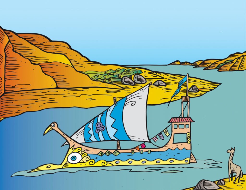 The boat’s name is the Bluefish, it's captain is Namarth