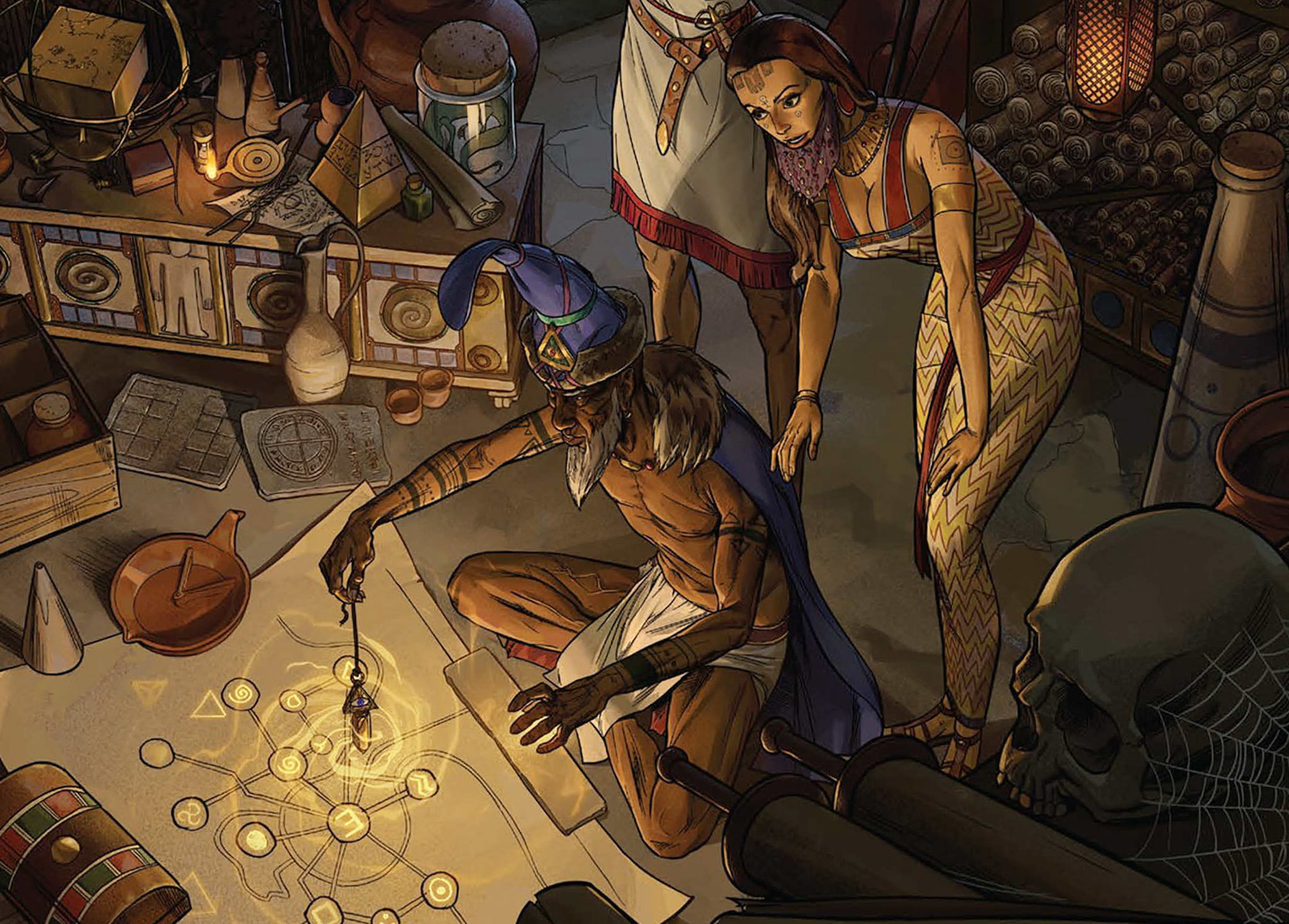 Vasanas Saga 13 – 1627 ST, Storm Season Vasana in Nochet visting the sorceror Damastol top