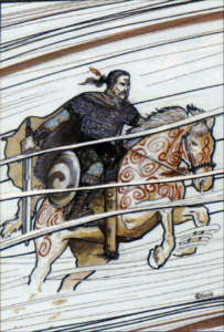 Ulanin the Rider was a nomad who came to the Vingkotlings from the east on his steed